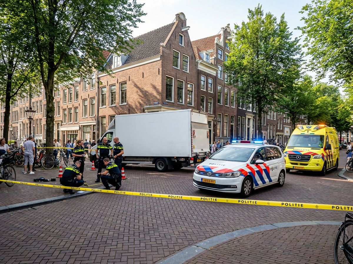 Meisje ernstig gewond aan voet na aanrijding met vrachtwagen op de Baronielaan