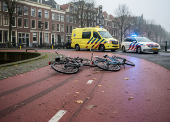 Twee gewonden na botsing tussen fietsers op fietspad Doornboslaan