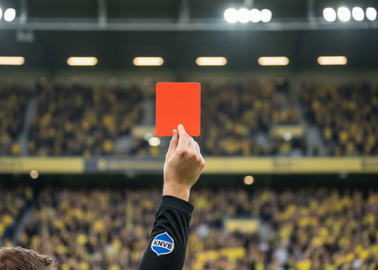Voortijdig seizoenseinde voor NAC-middenvelder Nassoh na rode kaart