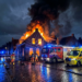 Brandweer Breda assisteert bij woningbrand aan de Zeggelaan in Terheijden