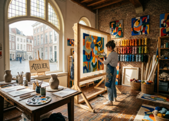 Binnenkijken bij de kunstenaar: Oude postkantoor opent deuren voor Landelijk Atelierweekend
