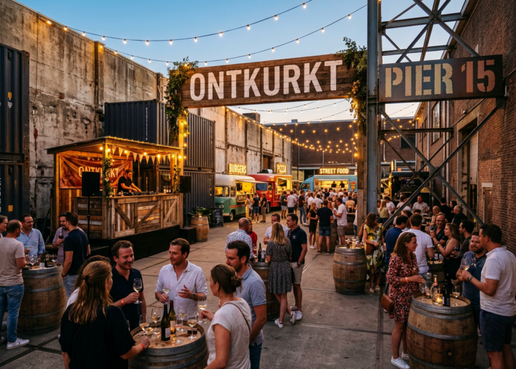 Wijnfestival Ontkurkt kiest Pier 15 als nieuw decor voor driedaags evenement
