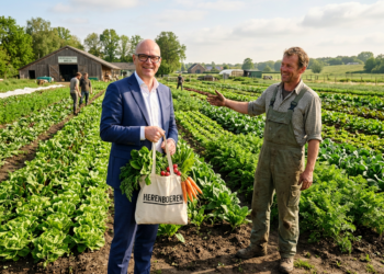 Burgemeester Depla ziet potentie in duurzaam landbouwconcept tijdens werkbezoek Herenboeren