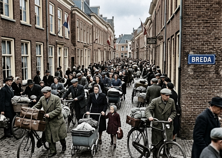 Historicus onthult het vergeten verhaal achter 'De Vlucht' van tienduizenden stadsgenoten Historicus onthult het vergeten verhaal achter 'De Vlucht' van tienduizenden stadsgenoten