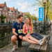 Schaatskoppel Kjeld Nuis en Joy Beune komt op adem na hardloopevenement in Breda Schaatskoppel Kjeld Nuis en Joy Beune komt op adem na hardloopevenement in Breda
