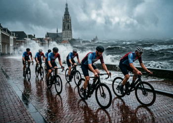 Bredanaar fietst langs toekomstige kustlijn tijdens Climate Classic: 'Breda ligt straks aan zee'