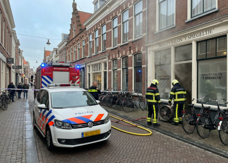 Brand in schoonheidssalon aan de Haagweg snel onder controle