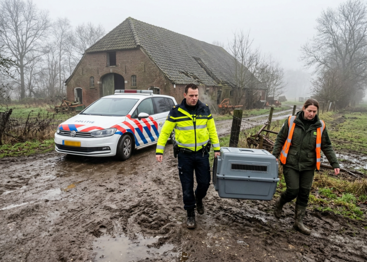Honderden verwaarloosde en dode dieren ontdekt in regio Roosendaal, verdachte ingesloten in Breda