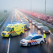 Forse vertraging richting België: E19 volledig versperd na ongeval